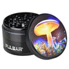 Mystical Mushroom Design Herb Grinder With Sifting Screen - Pulsar Artist Series