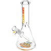 Skateburger Water Pipe: Colorful logo, slitted downstem, ice catcher, cartoon food design