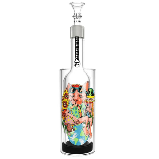 Pulsar Chill Cat Gravity Water Pipe - 11.5’/19mm F On sale