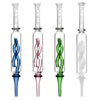 Twist Perc Vapor Straw featuring twisted internal cooling in multiple vibrant colors