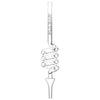 Pulsar Mad Scientist Quartz Dab Straw With Spiral Coil Glass Condenser And Long Stem