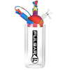 Colorful Gravity Water Pipe from Pulsar Rip Series with BPA-Free Silicone Topper