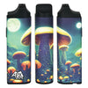 Pulsar Apx Vape V3 with maximized herb chamber featuring colorful mushroom forest design