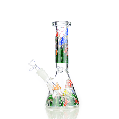 Glow-in-the-Dark Mushroom Beaker with 14mm Bowl