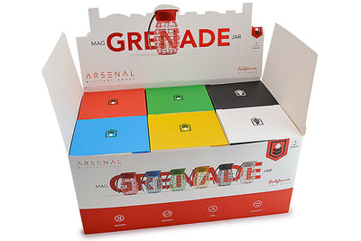 Grenade Magnifying Storage Jar with LED Light