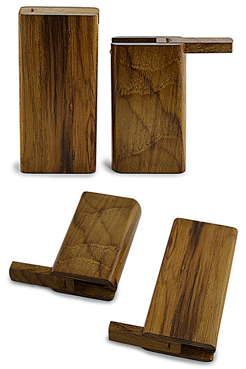 Artisan Teak Wood Dugout with Sliding Top