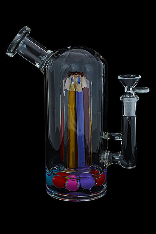 Whimsical Capsule Glass Water Pipe