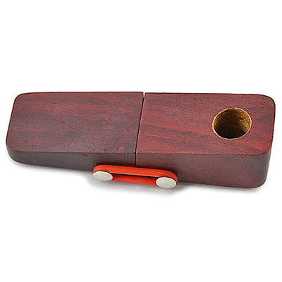 Exotic Hardwood Folding Hand Pipe