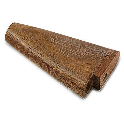 Exotic Wood Dual Joint Pipe with Swivel Cap