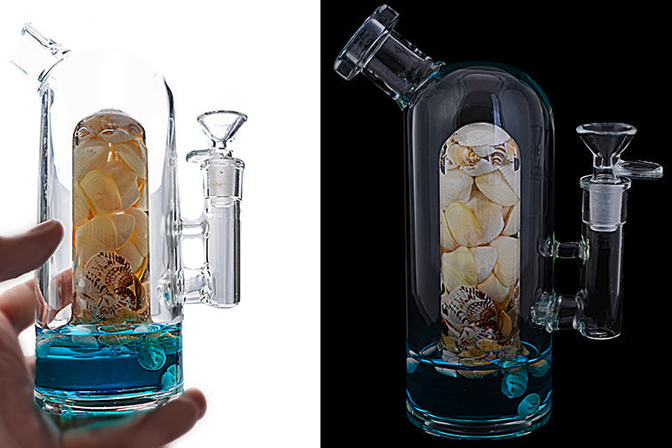 Whimsical Capsule Glass Water Pipe