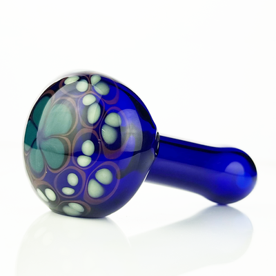 Artistic Glass Hand Pipe with Vibrant Color Tube