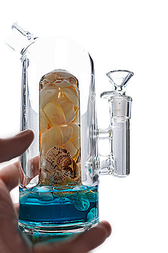 Whimsical Capsule Glass Water Pipe