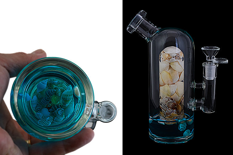 Whimsical Capsule Glass Water Pipe