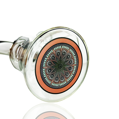 Compact 6-Inch Glass Water Pipe with 14mm Bowl