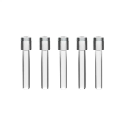 Five metal transistors in a row for Quartz Nail Screw Pack of 5 for Dabbing