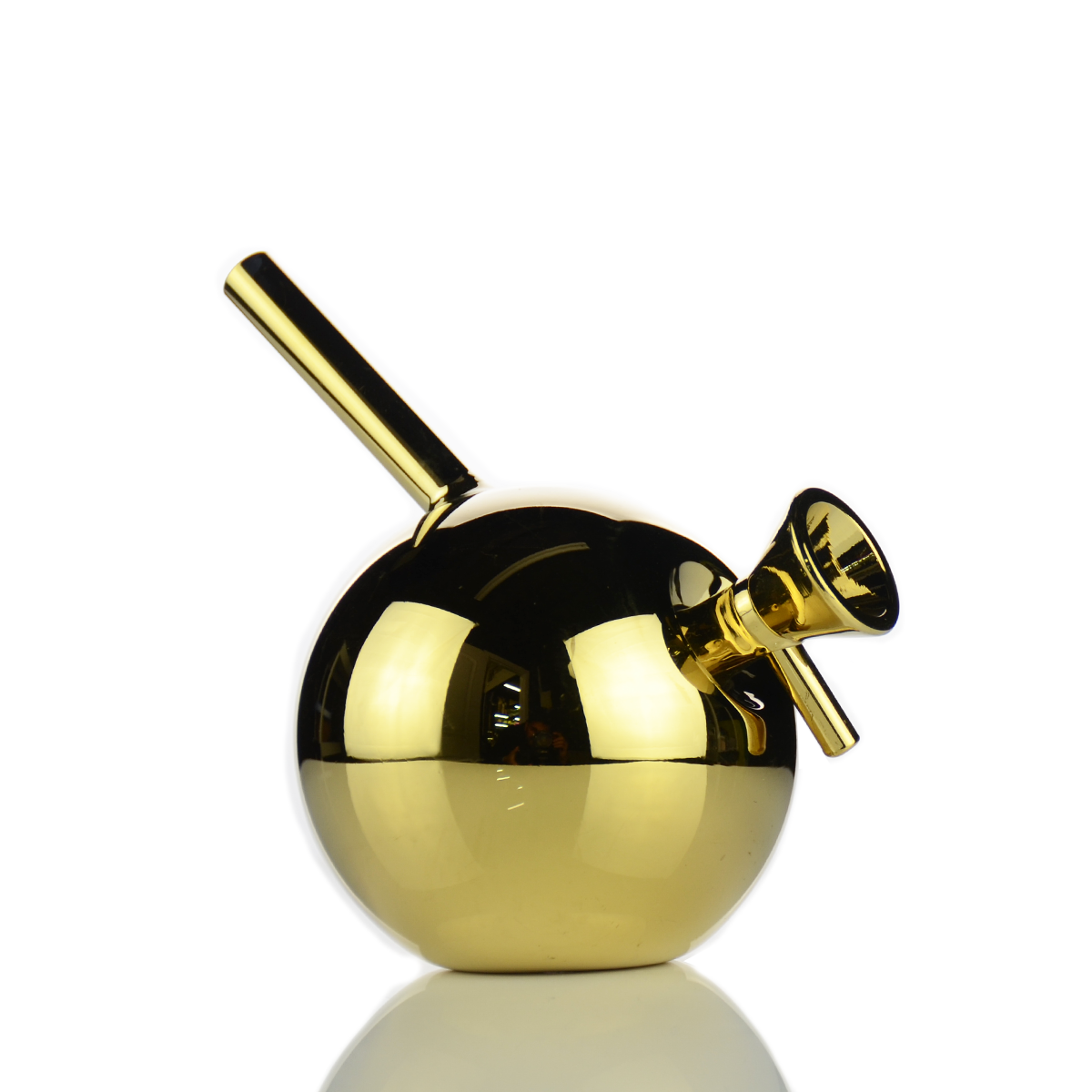 Electroplated Spherical Water Pipe with 14mm Bowl
