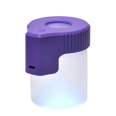 Airtight LED Magnifier Stash Jar