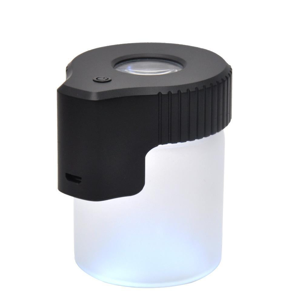 Airtight LED Magnifier Stash Jar
