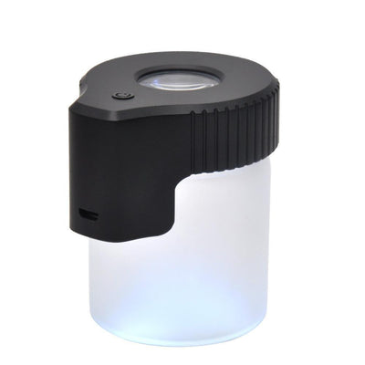 Airtight LED Magnifier Stash Jar