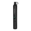 Black Cylindrical Concentrate Vaporizer With Blue Power Button & Panacea Branding - Ergonomic Design