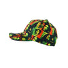 Rasta Color Print Baseball Hat Snapback on Sale