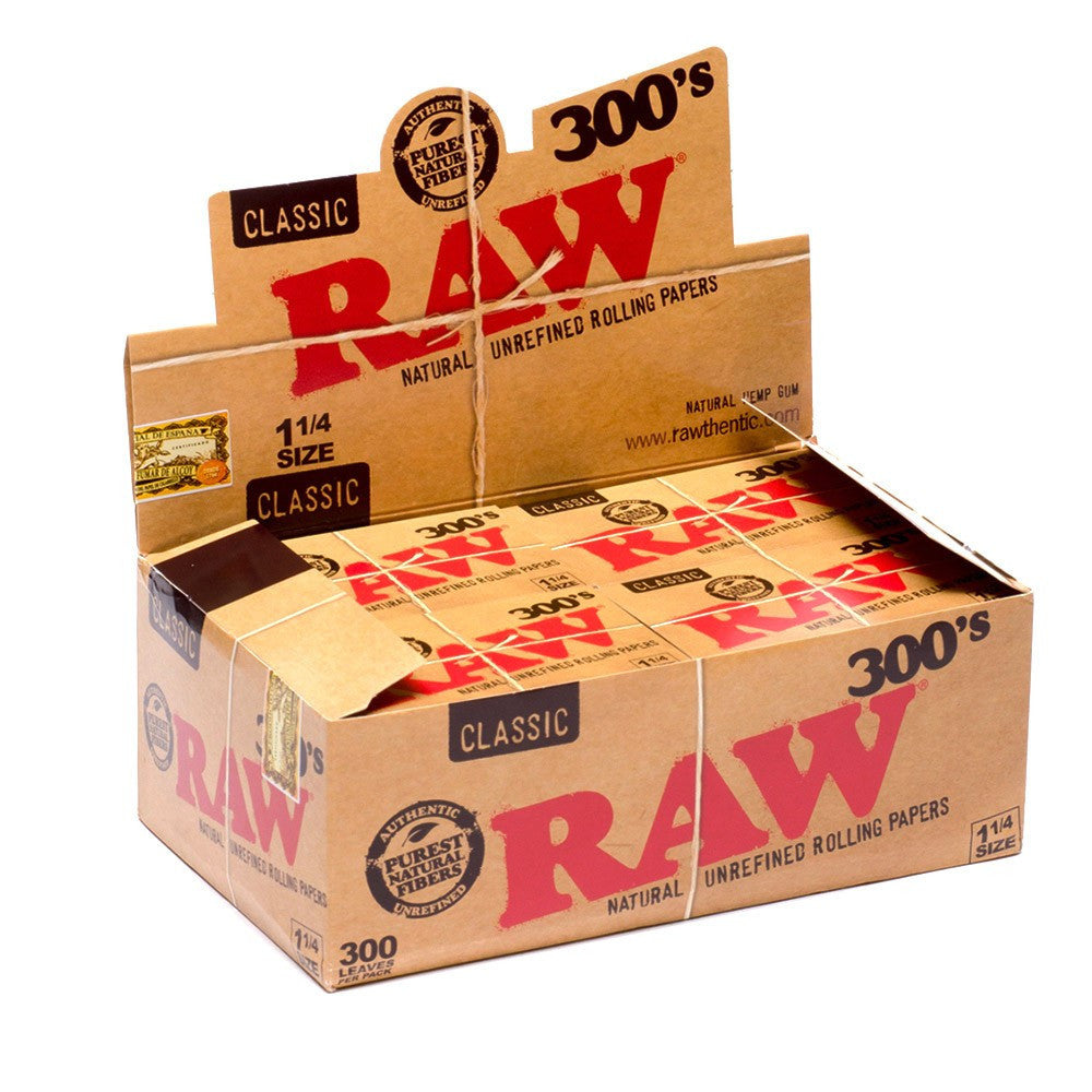 Raw 300-Count Unbleached 1 1/4 Papers