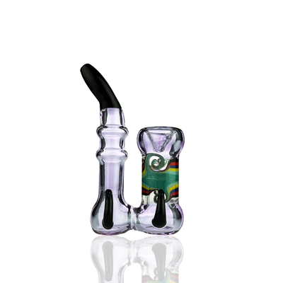 Purple Wig Wag Spoon Hand Pipe for Dry Herb