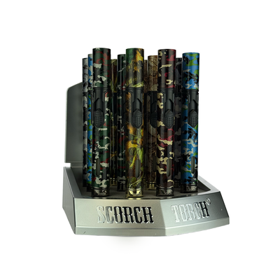 Compact Camouflage Precision Torch with Clip