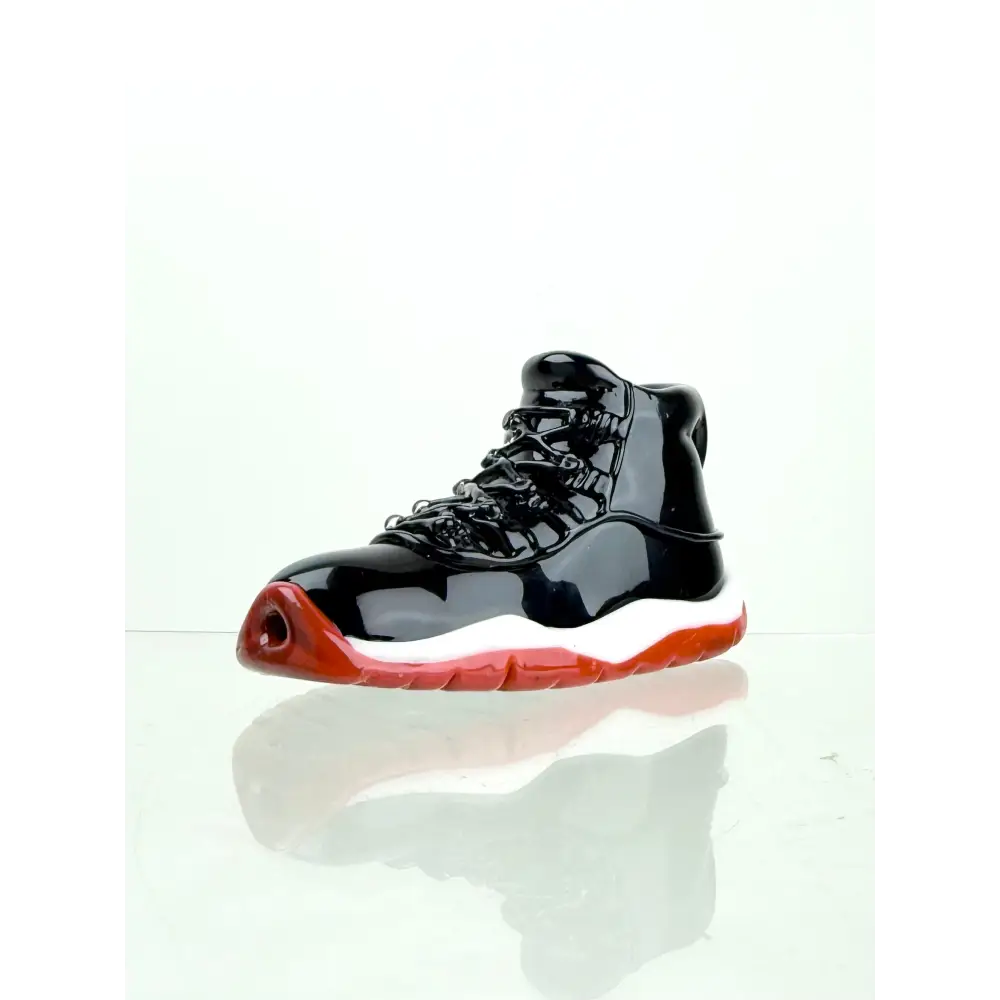 Black and red Air Jordan Retro Highz V3 shoe with stylish design perfect for vaporizers