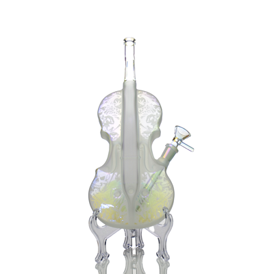 11-Inch Engraved Violin Water Pipe