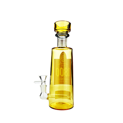 Classic 1800 Liquor Bottle Water Pipe - 9.5 Inch