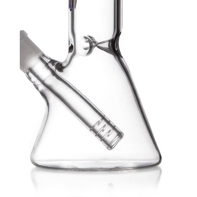Ruckus Glass Baby Beaker Bong with 6-slit Diffused Downstem for smooth filtration