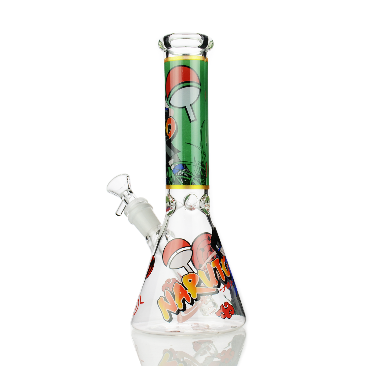 Naruto Anime 10-Inch Beaker Water Pipe with 14mm Bowl