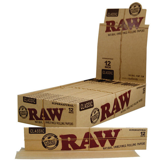 RAW Supernatural Hemp 12-Inch Rolling Papers