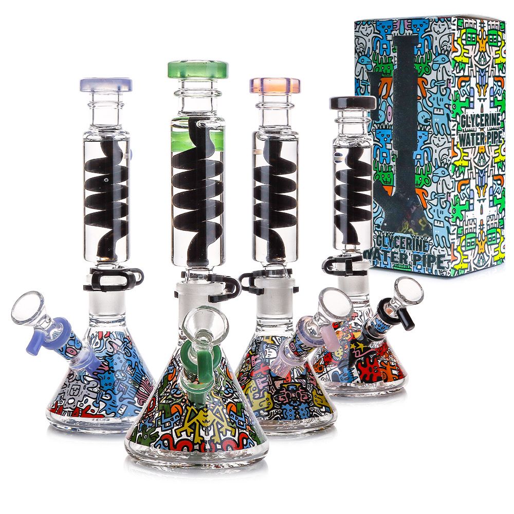 9-Inch Detachable Glycerin Beaker Water Pipe
