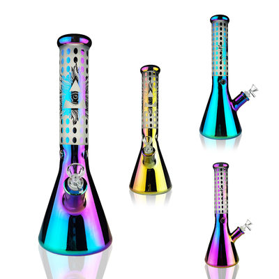 14-Inch Electroplated Beaker Water Pipe