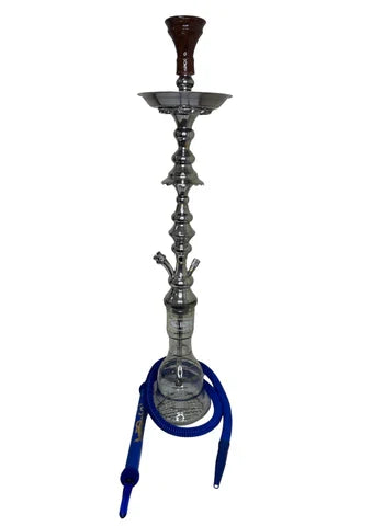 Khalil Mamoon Sherif 2 Level Steel Hookah 1043