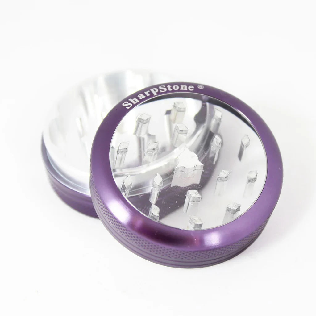 Sharpstone 2.2" Glass Top Dry Herb Grinder