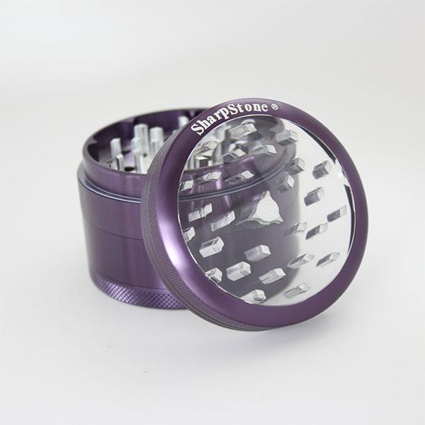 Sharpstone 2.2 Inch Clear Top Dry Herb Grinder