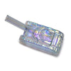 Stylish Tank Glass Hand Pipe With Color-packed Punch and Shiny Iridescent Finish