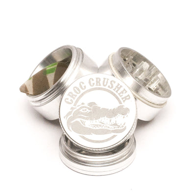 Croc Crusher 1.5" Aluminum Dry Herb Grinder