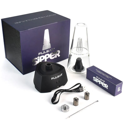Pulsar Sipper Vaporizer Bubbler for Wax & Carts