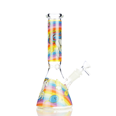 10-Inch Unicorn Beaker Water Pipe