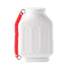 White Plastic Smokebuddy Junior Personal Air Filter With Red Coiled Attachment For Second-hand Smoke