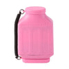 Pink Plastic Container With Coiled Keychain For Smokebuddy Junior Personal Air Filter