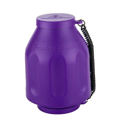 Purple Smokebuddy Original Personal Air Filter with black chain