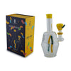 Space King Gummy Worms Water Pipe: Vibrant glass bong with colorful gummy worm designs