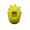 Yellow spiky-haired cartoon character with wide open mouth holding Spaceout Flashback Torch