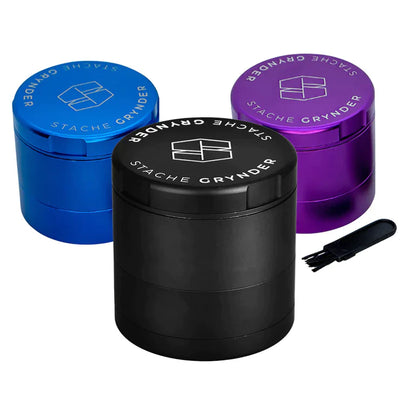 Stache Grynder Precision 4-Piece Dry Herb Grinder