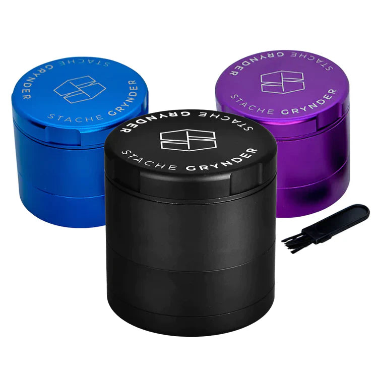 Stache Grynder Precision 4-Piece Dry Herb Grinder